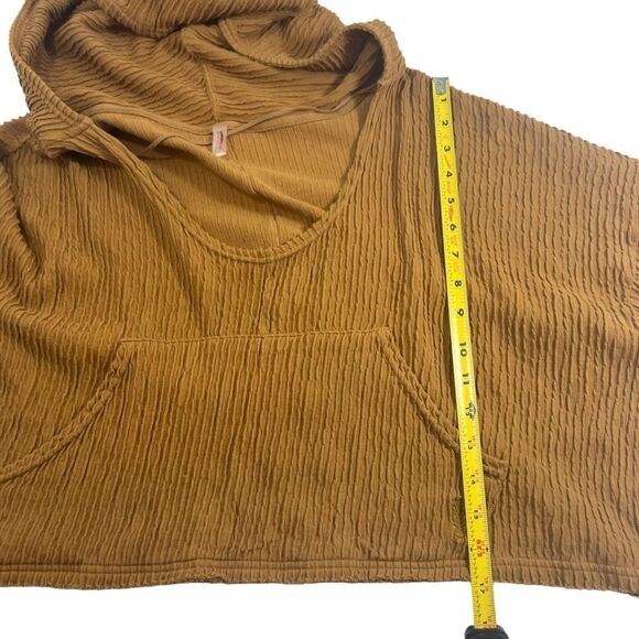 Free People Movement Slouchy Cropped Ribbed Hoodie - Picture 8 of 10